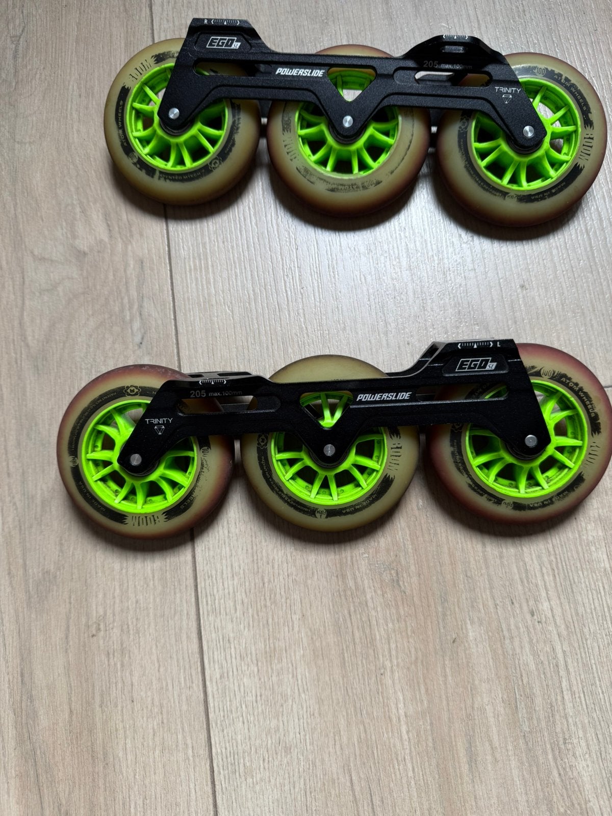 Powerslide ego frame met 100 mm, Sport en Fitness, Ophalen of Verzenden, Gebruikt, Powerslide