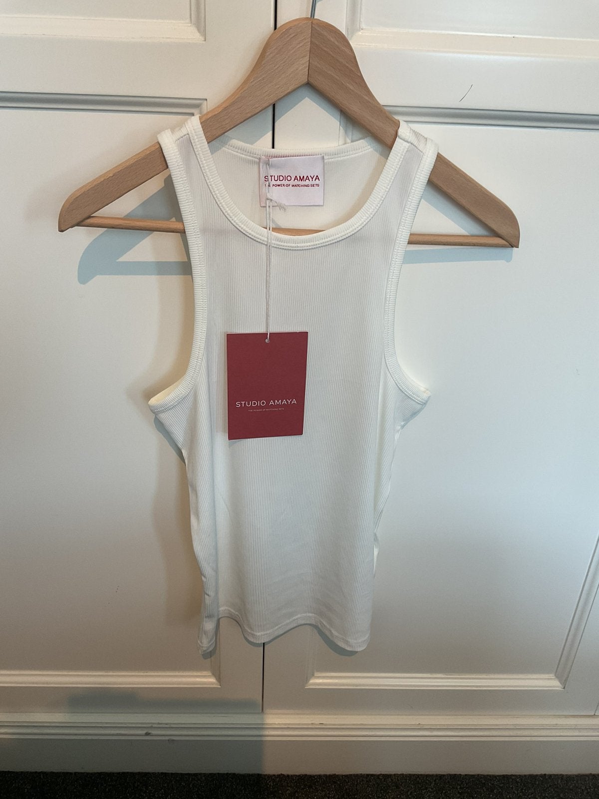 Studio Amaya singlet top L nieuw, Kleding | Dames, Wit, Maat 42/44 (L), Nieuw, Ophalen of Verzenden