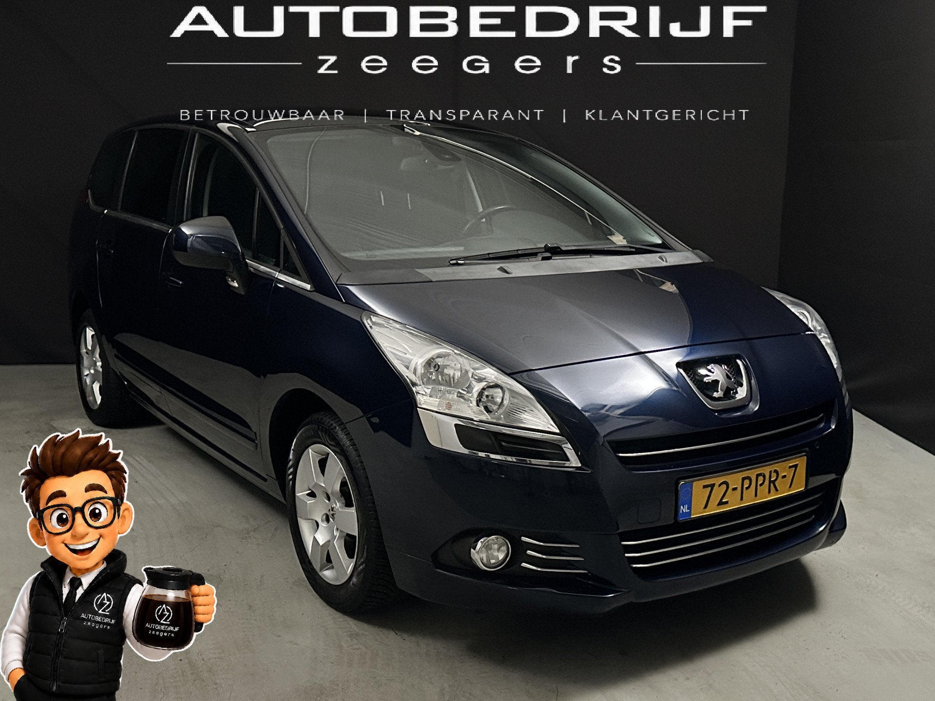 Peugeot 5008 1.6 THP ST 5p. *Pano*AC*Navi* (bj 2011), Auto's, Voorwielaandrijving, Euro 5, Handgeschakeld, 1598 cc