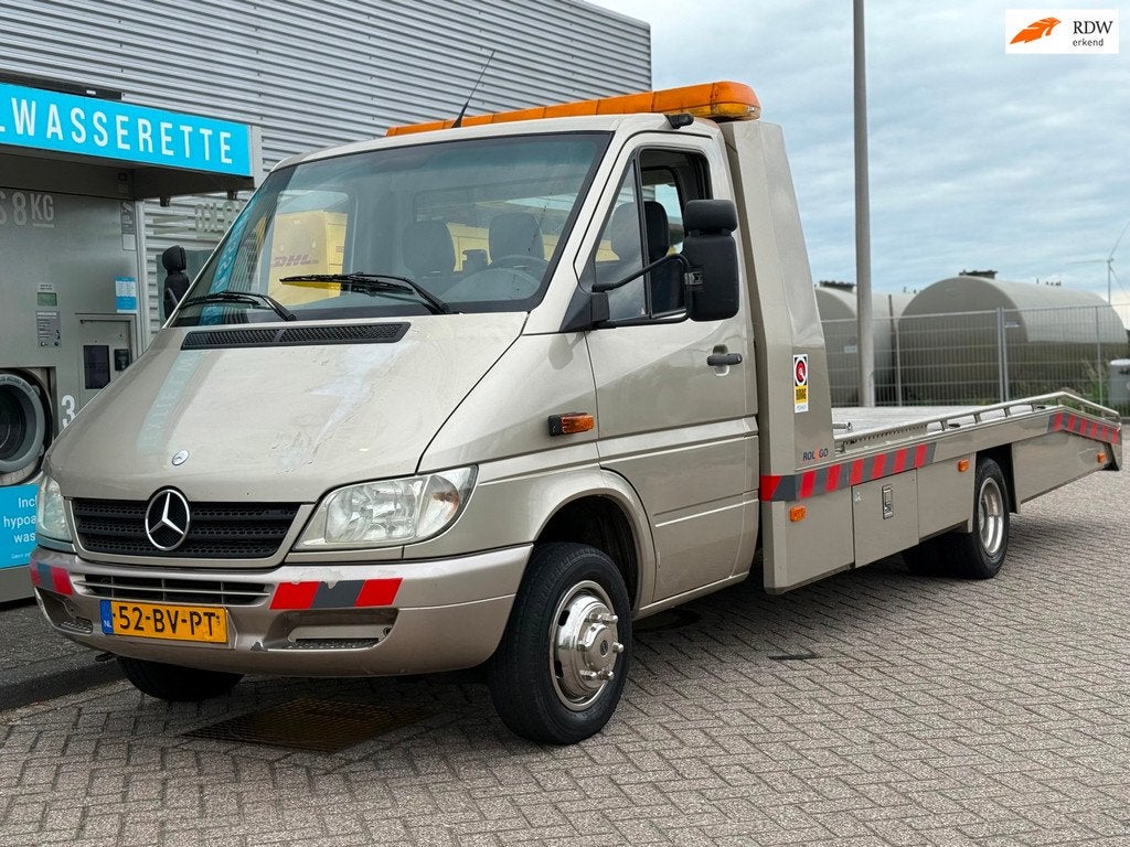 Mercedes-Benz Sprinter 411 CDI Bj 12-2005 Tijhof Luchtvering, Auto's, Bestelauto's, Euro 6, 4 cilinders, 3000 kg, Grijs