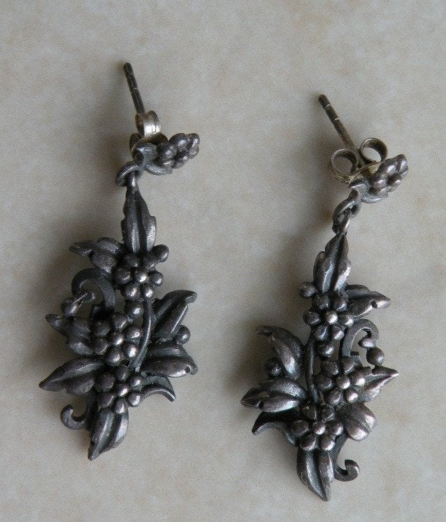 Oorbellen, zilver 925, antiek., Sieraden, Tassen en Uiterlijk, Ophalen of Verzenden, Zilver, Oorbellen