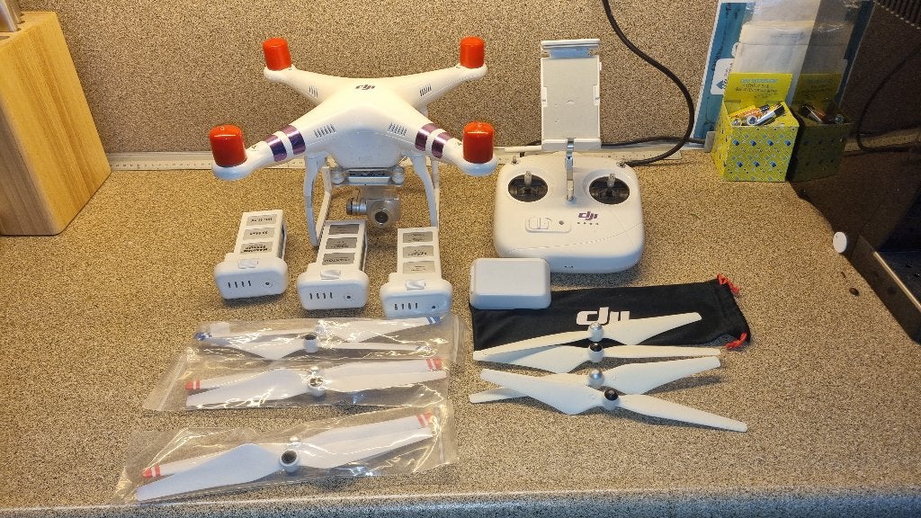 Dji Phantom drone, Audio, Tv en Foto, Drones, Gebruikt, 15 tot 30 minuten, DJI, 1 tot 5 kilometer
