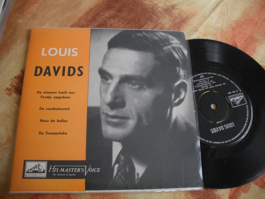 Louis Davids - Ep De Oliman heeft een Fordje opgedaan., Ophalen of Verzenden, Gebruikt, 12 inch, Levenslied of Smartlap