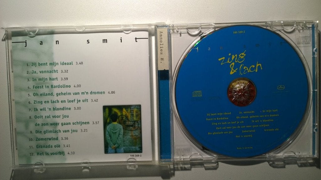 Jan Smit - Zing & Lach, Ophalen of Verzenden, Zo goed als nieuw, Pop, Album