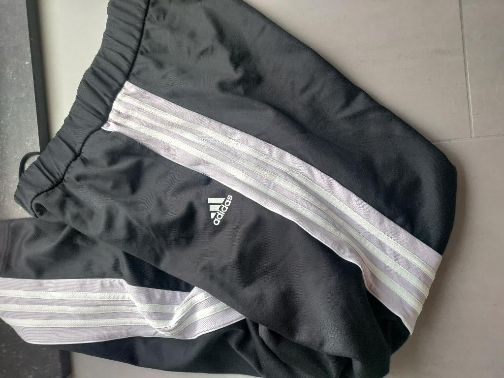 ADIDAS sport pants black size L, Ophalen of Verzenden, Zo goed als nieuw, Zwart, Lang