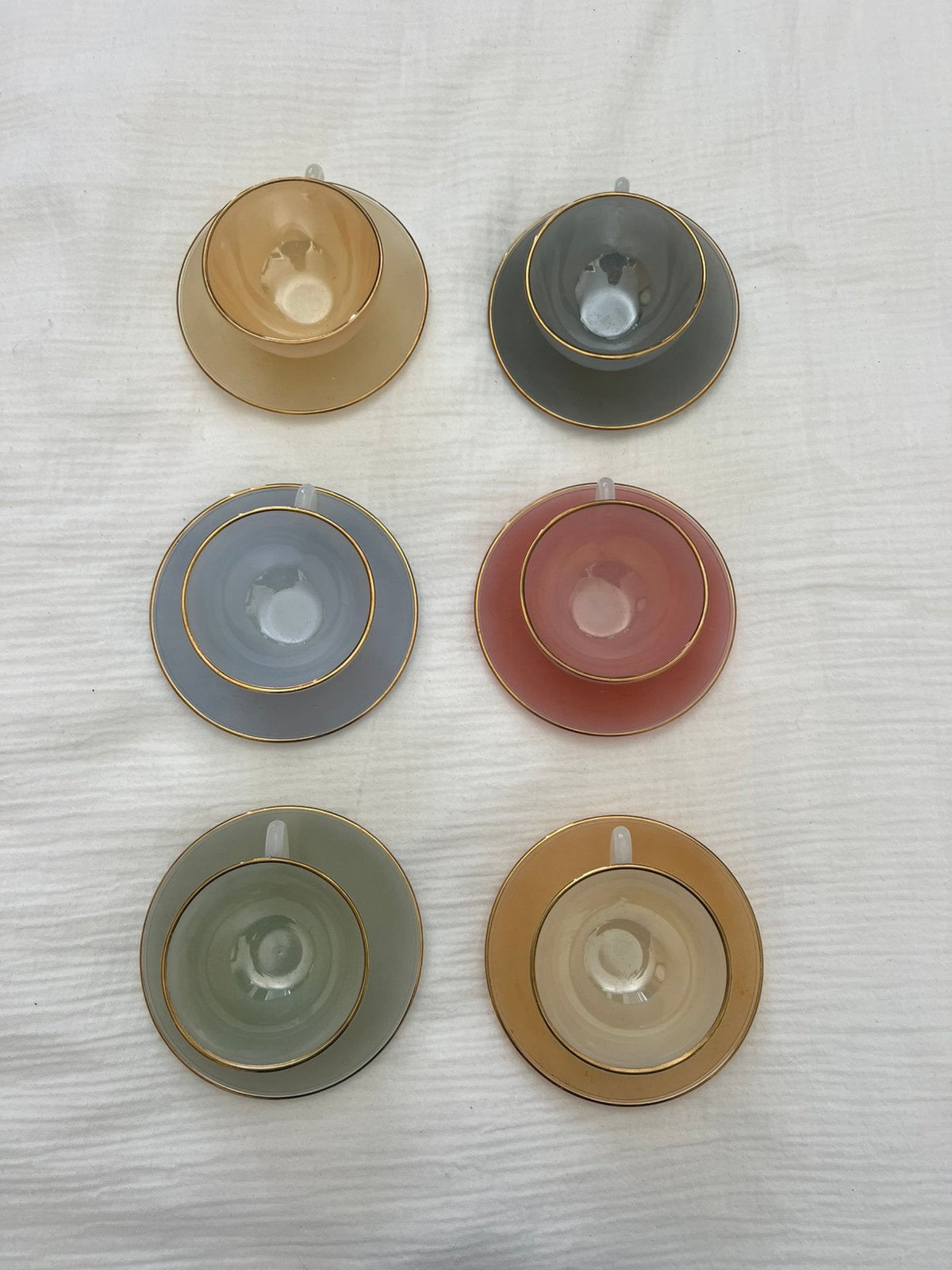 Acropal France kopjes vintage, Ophalen of Verzenden, Zo goed als nieuw