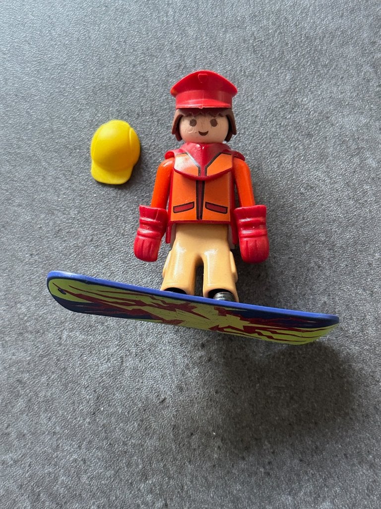 Snowboarder Playmobil 4648, Gebruikt, Losse onderdelen, Overige typen, Ophalen of Verzenden