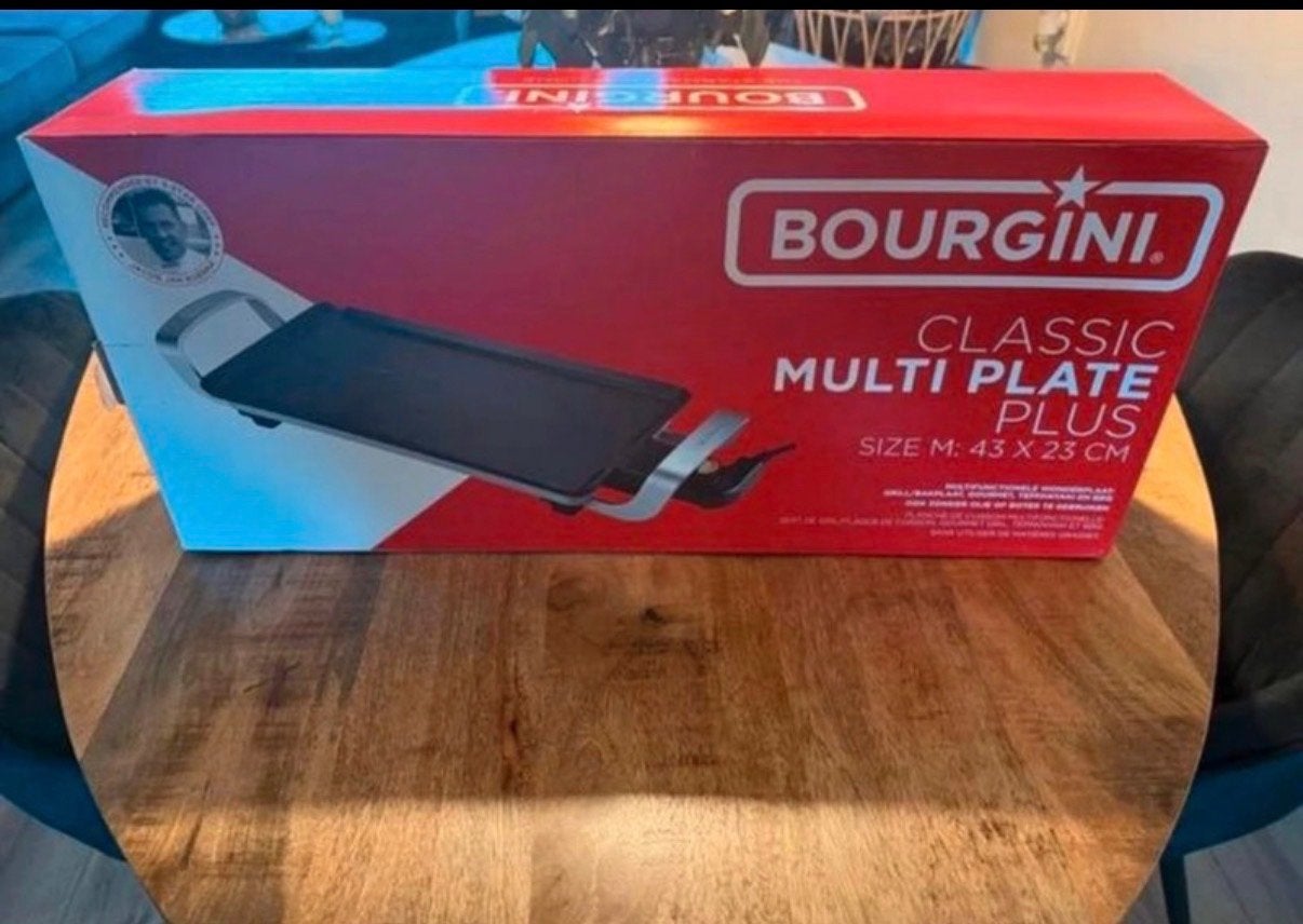 BOURGINI Classic Multi Plate Plus - Grillplaat, Ophalen, Nieuw, Minder dan 4 personen