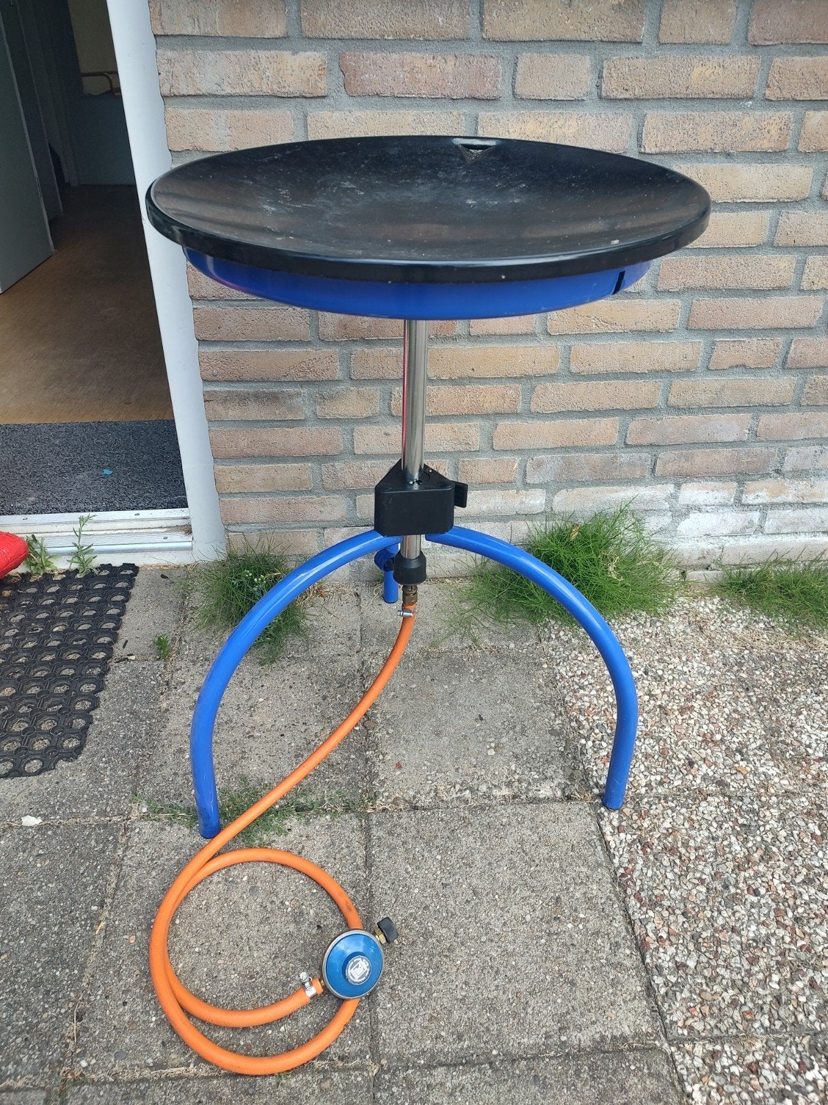 GRATIS Cadac Skottelbraai compleet met gasslang en drukregel, Ophalen, Gebruikt