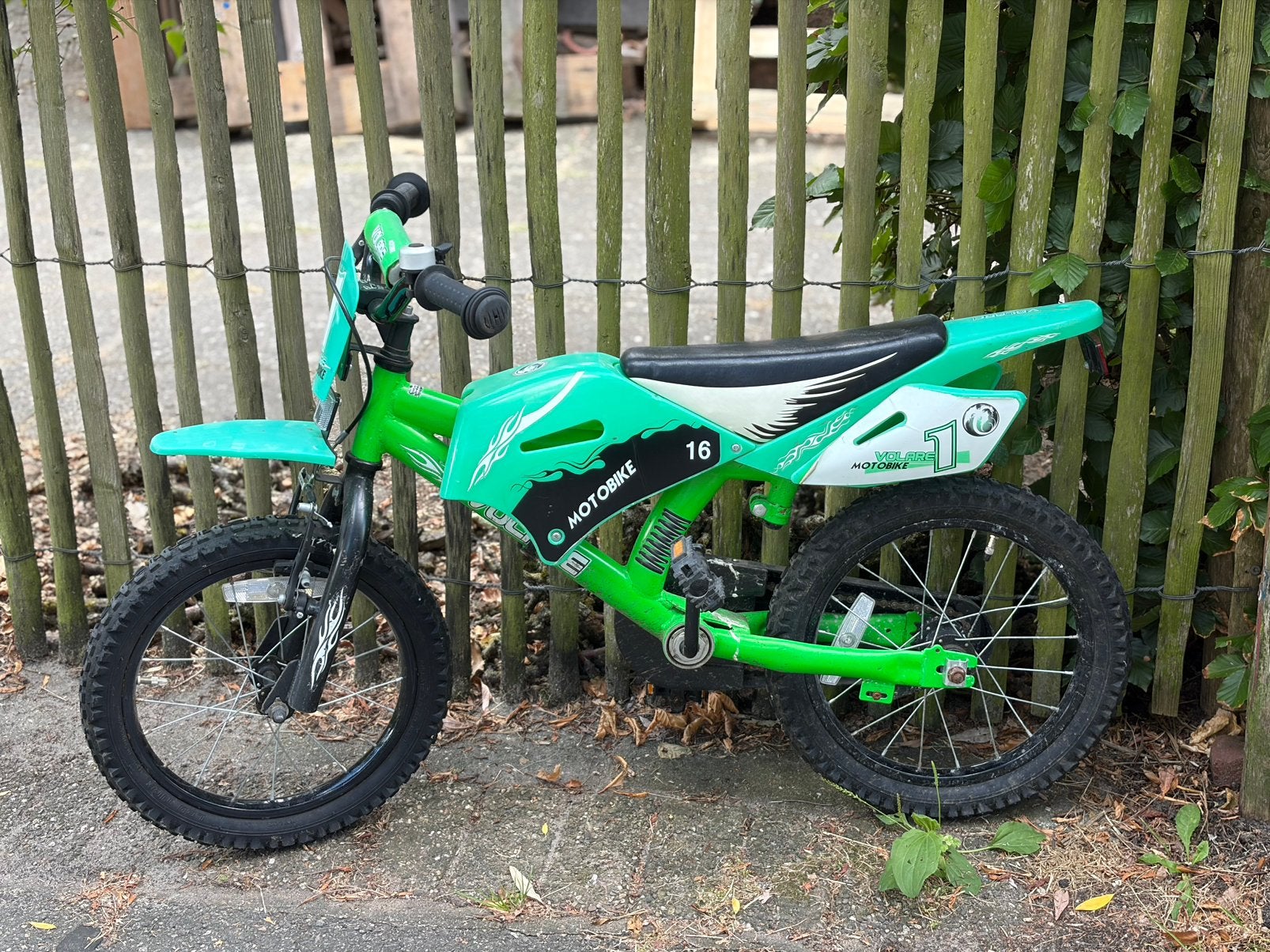 Stoere jongensfiets crosser, Ophalen, Gebruikt, 16 inch
