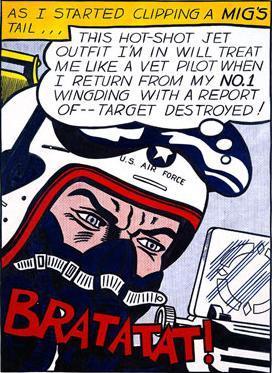 Roy Lichtenstein (1923) Expositie Affiche " Bratatat " As I, Antiek en Kunst, Kunst | Litho's en Zeefdrukken, Ophalen of Verzenden