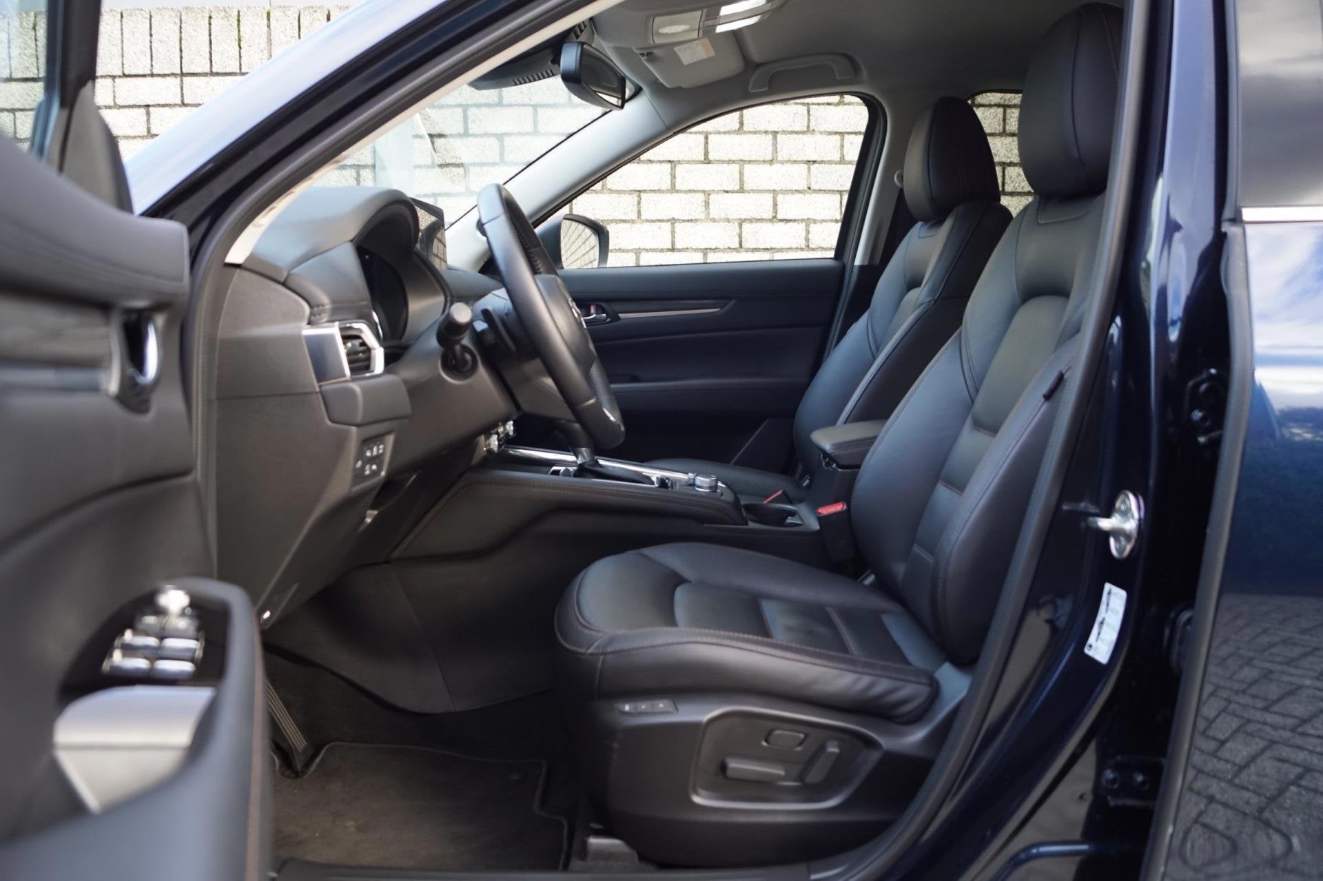 Mazda CX-5 2.0 4WD SkyActiv-G 165 Signature Autom Leder Stoe, Auto's, Gebruikt, 4 cilinders, 2000 kg, Blauw