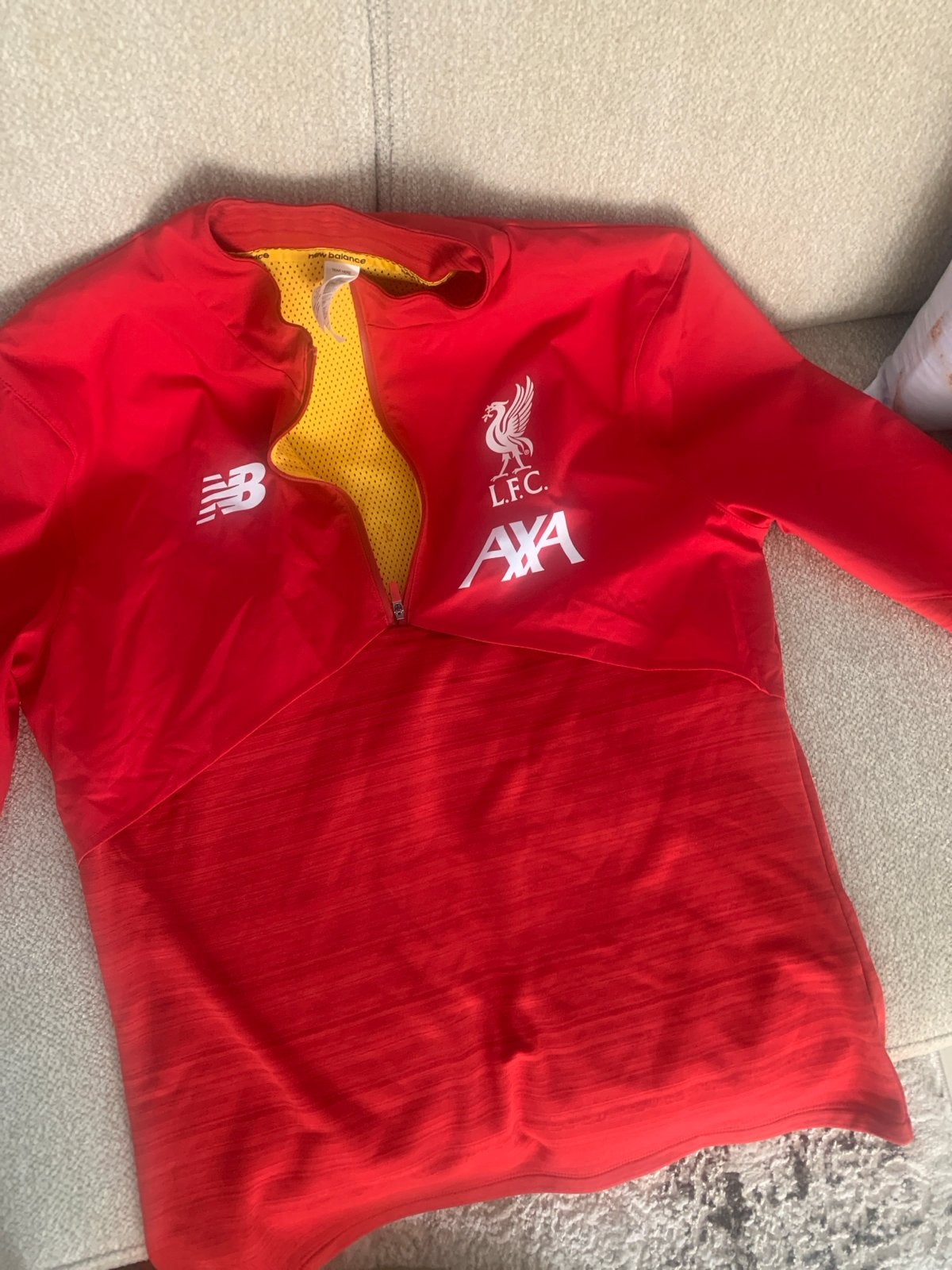 Liverpool FC Trainingsshirt Rood - New Balance, Ophalen, Maat 48/50 (M), Zo goed als nieuw, Voetbal
