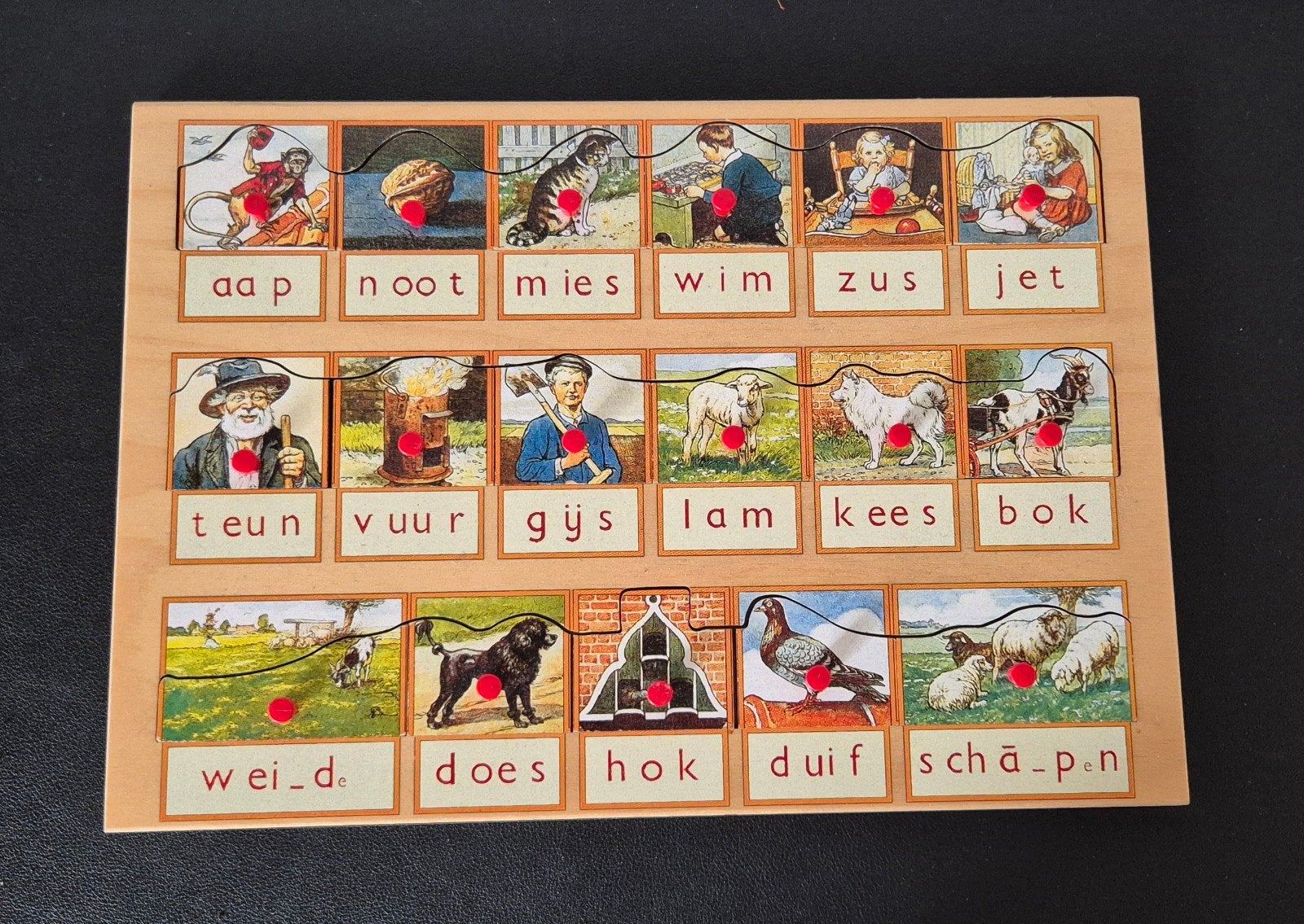 Aap Noot Mies puzzel hout, Hobby en Vrije tijd, Ophalen of Verzenden, Onderdeel of Toebehoren