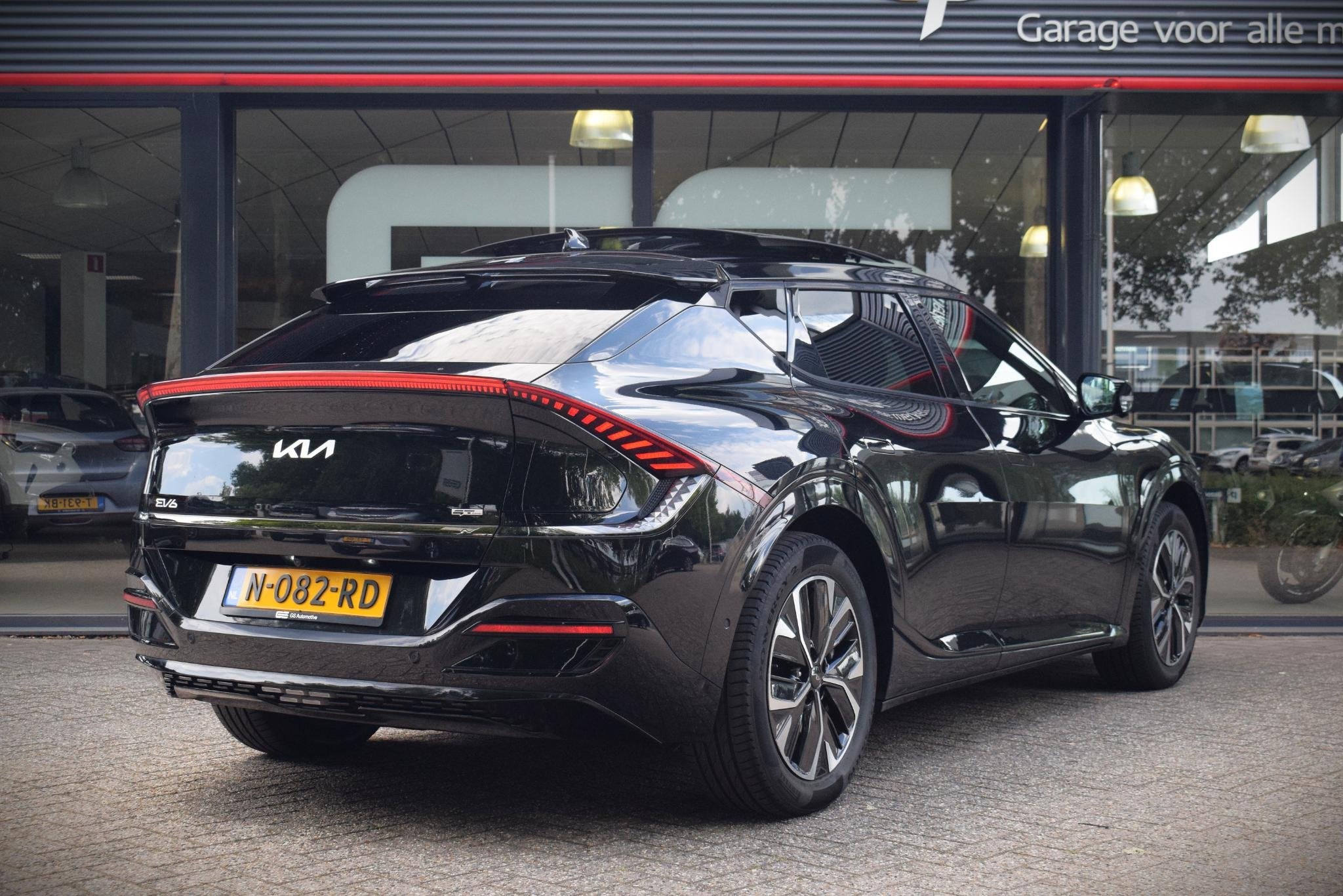 Kia EV6 GT-Line 77.4 kWh |100% SOH!|PANO|360 CAM|ACC|, 228 pk, Achterwielaandrijving, Gebruikt, Zwart
