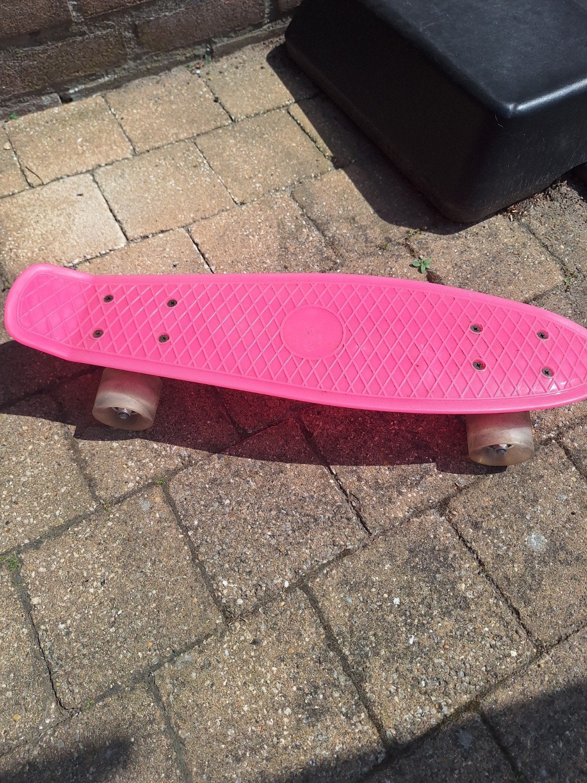 Skateboard - Blauw en Roze, Ophalen, Gebruikt, Skateboard