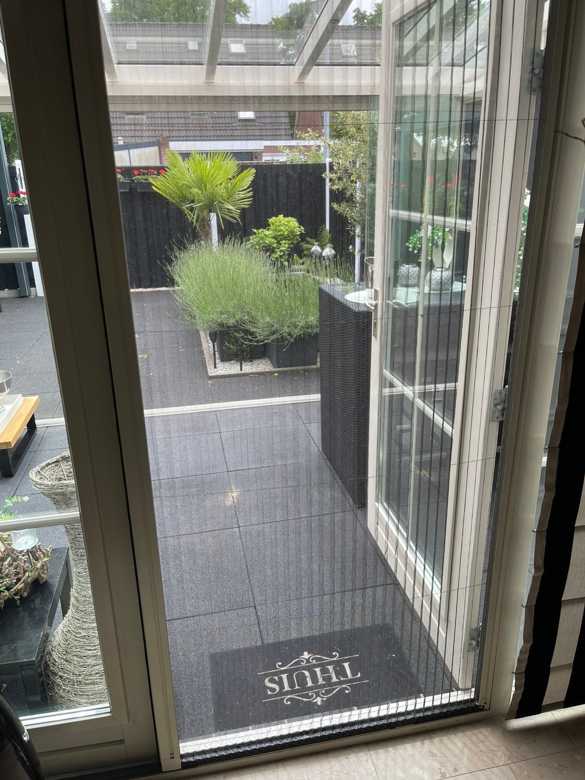 2x professionele Plissé hordeur Unilux 252/255 x 148  wit, Ophalen, Nieuw, 120 cm of meer, Hordeur