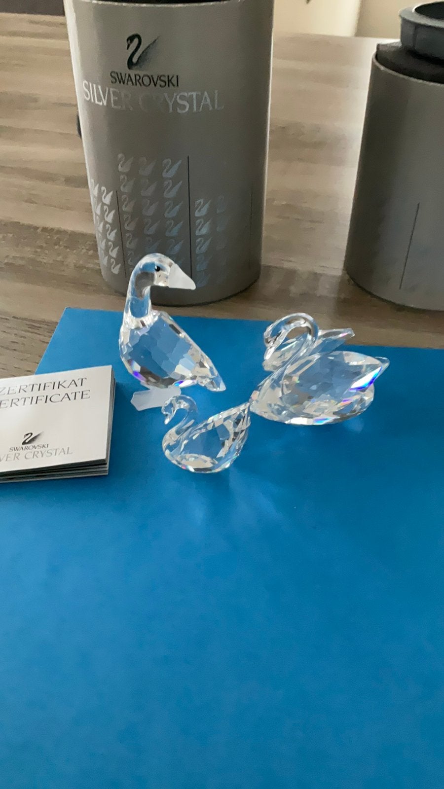 Swarovski gans en 2x zwaan, Ophalen of Verzenden, Zo goed als nieuw