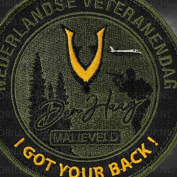 VETERANENDAG patches, Verzamelen, Militaria | Algemeen, Ophalen of Verzenden, Landmacht, Nederland, Embleem of Badge