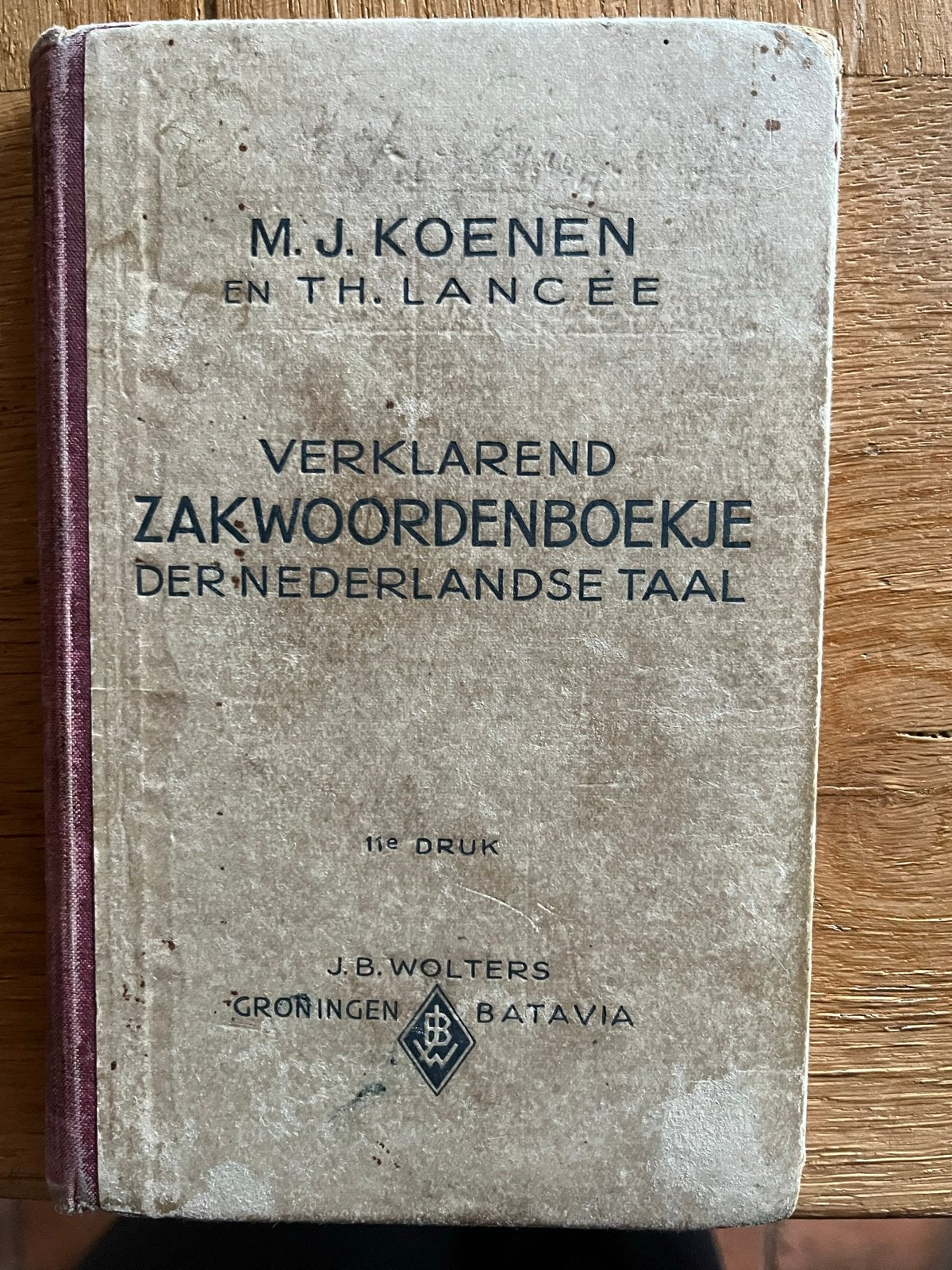 Koenen & Lancée Verklarend Zakwoordenboekje 11e Druk, Ophalen, Gelezen, Koenen of Wolters, Nederlands