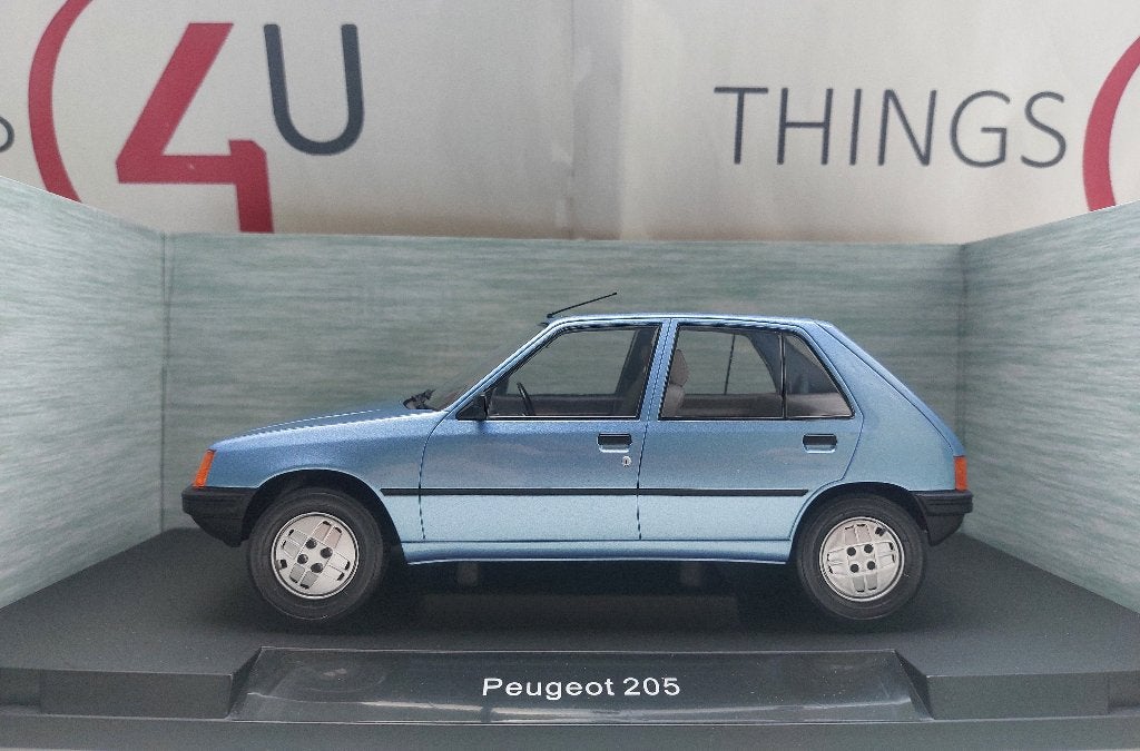MCG 1:18 Peugeot 205 GR blauw metallic nieuw in verpakking, Ophalen of Verzenden, Nieuw, Auto, Overige merken