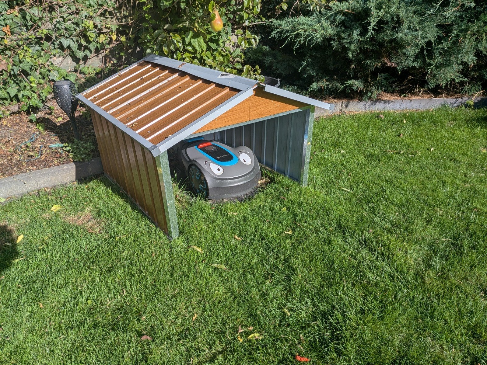 robot maaier huisje, Tuin en Terras, Grasmaaiers, Ophalen, Nieuw