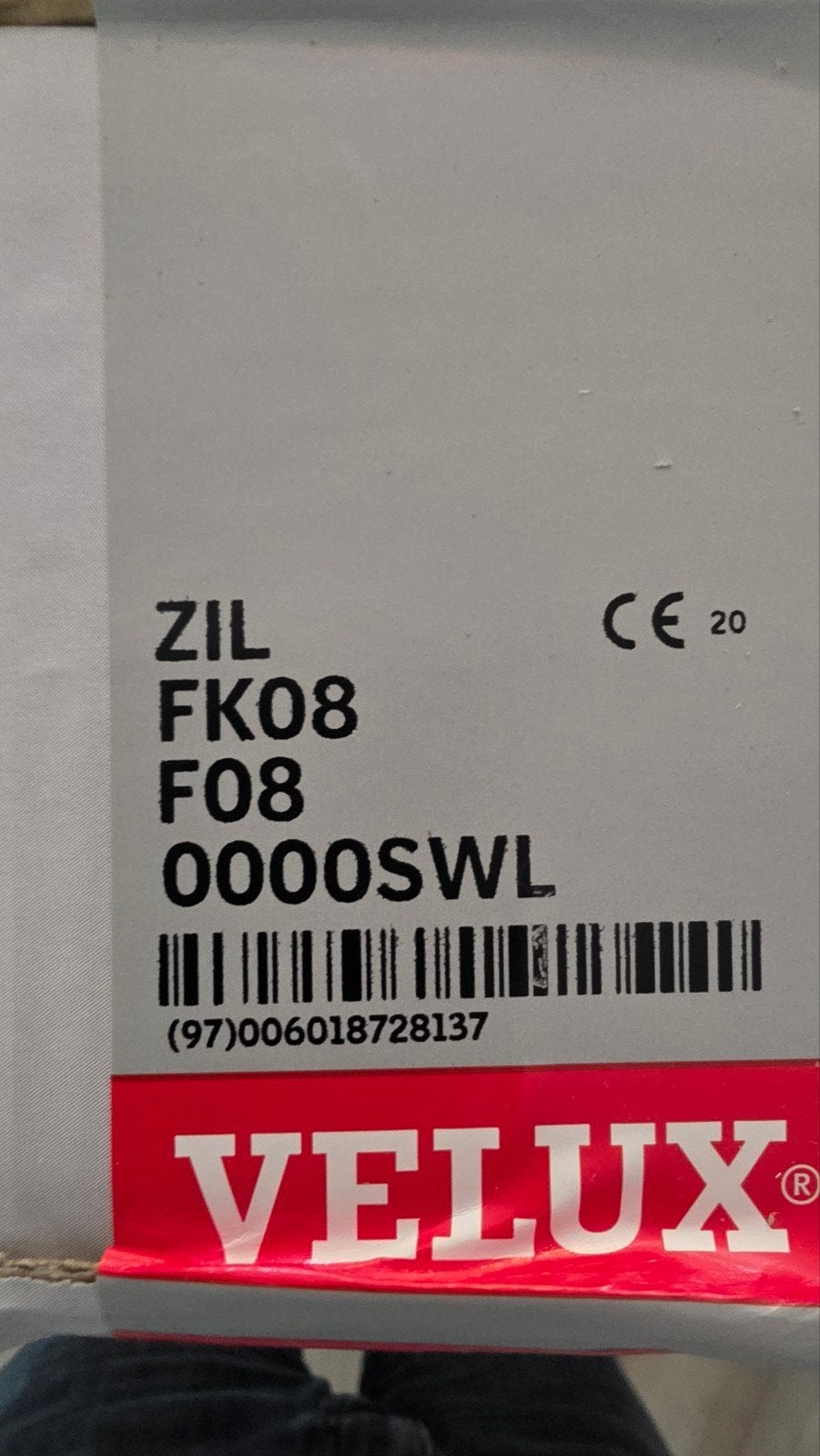 VELUX ZIL FK08 F08 0000SWL Insectenhor voor Dakraam, Minder dan 80 cm, Minder dan 80 cm, Nieuw, Ophalen of Verzenden