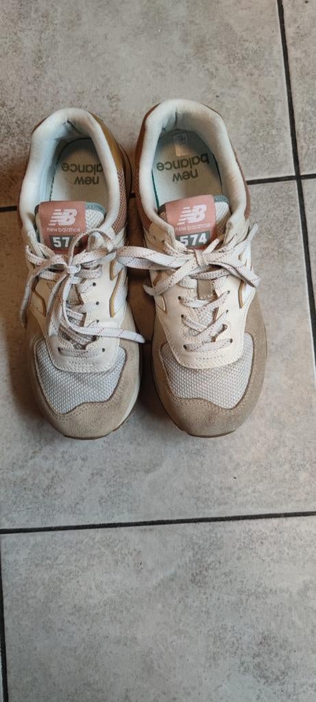 New Balance 574 nette sneakers maat 41.5, Ophalen of Verzenden, Zo goed als nieuw, Blauw, Sneakers of Gympen