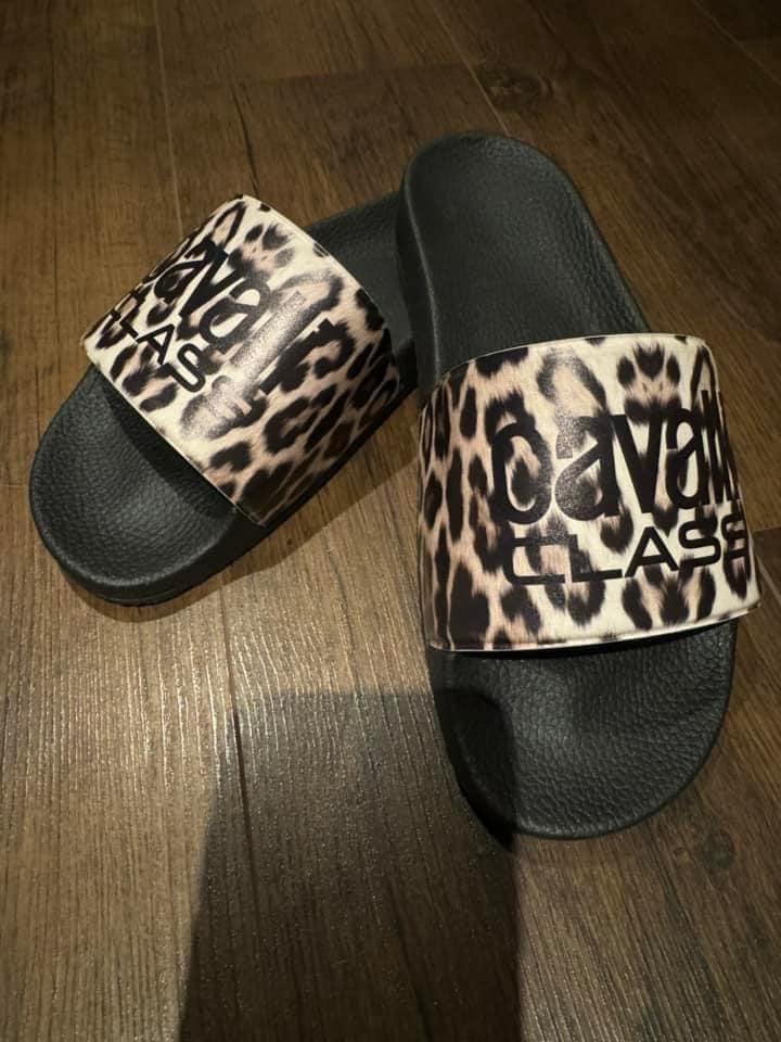 CAVALLI CLASS • Leopard | Tijger Slippers | slides - 39, Ophalen of Verzenden, Nieuw, Bruin