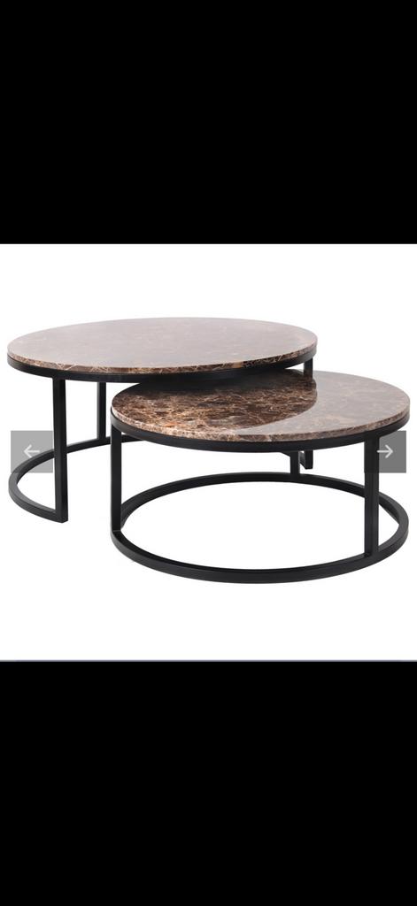 Richmond marmeren salontafels, 100 tot 150 cm, Zo goed als nieuw, Minder dan 50 cm, Rechthoekig