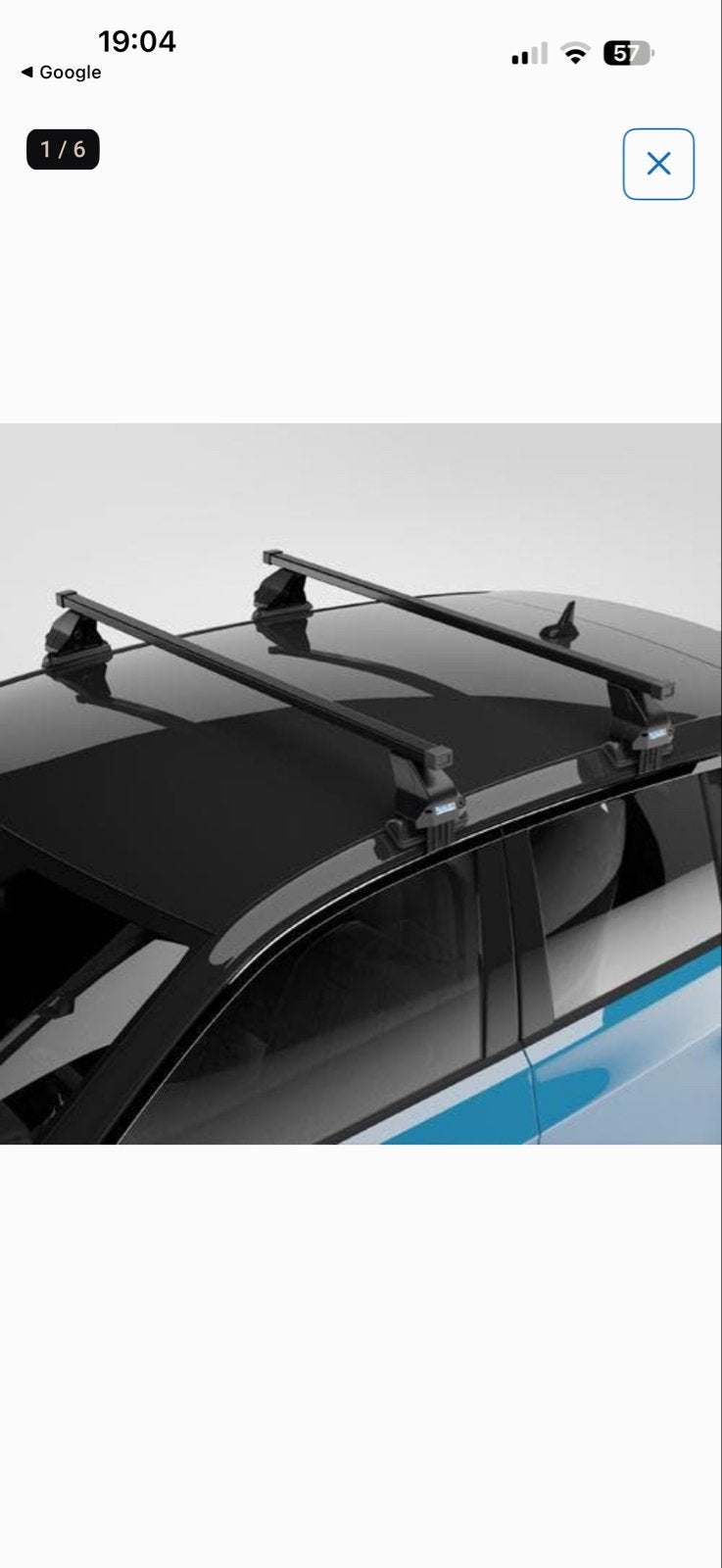 Thule SquareBar Evo 127 dakdragers - Nieuw in verpakking, Ophalen, Nieuw