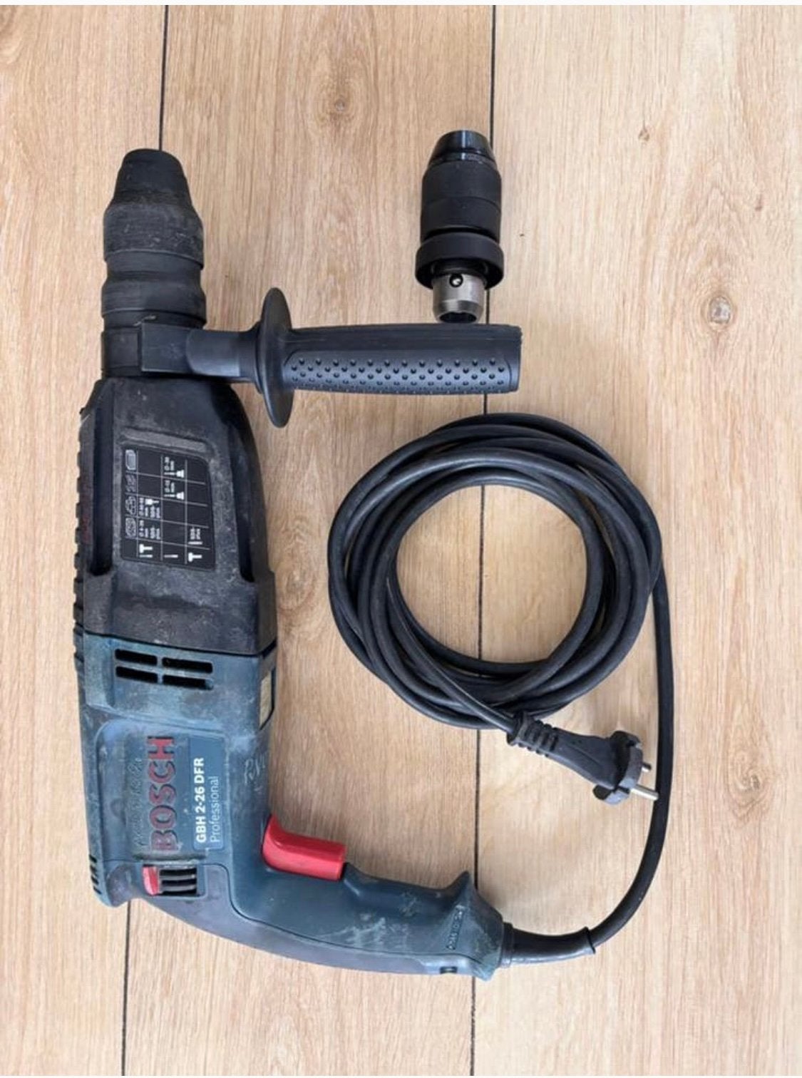 Combi Breek/Boorhamer Bosch 2-26 DRE, Boor- en/of Breekhamer, Ophalen of Verzenden, Variabele snelheid, Gebruikt