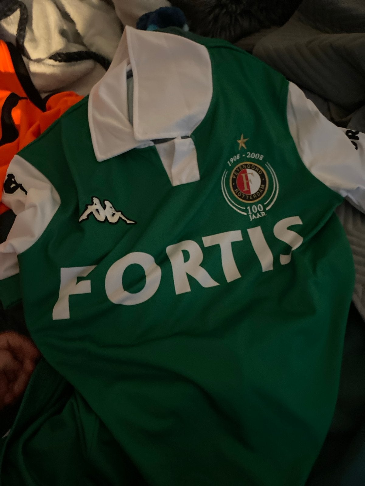 Feyenoord Jubileum Shirt 1908-2008 - Nieuw met kaartjes, Nieuw, Overige maten, Ophalen of Verzenden, Voetbal