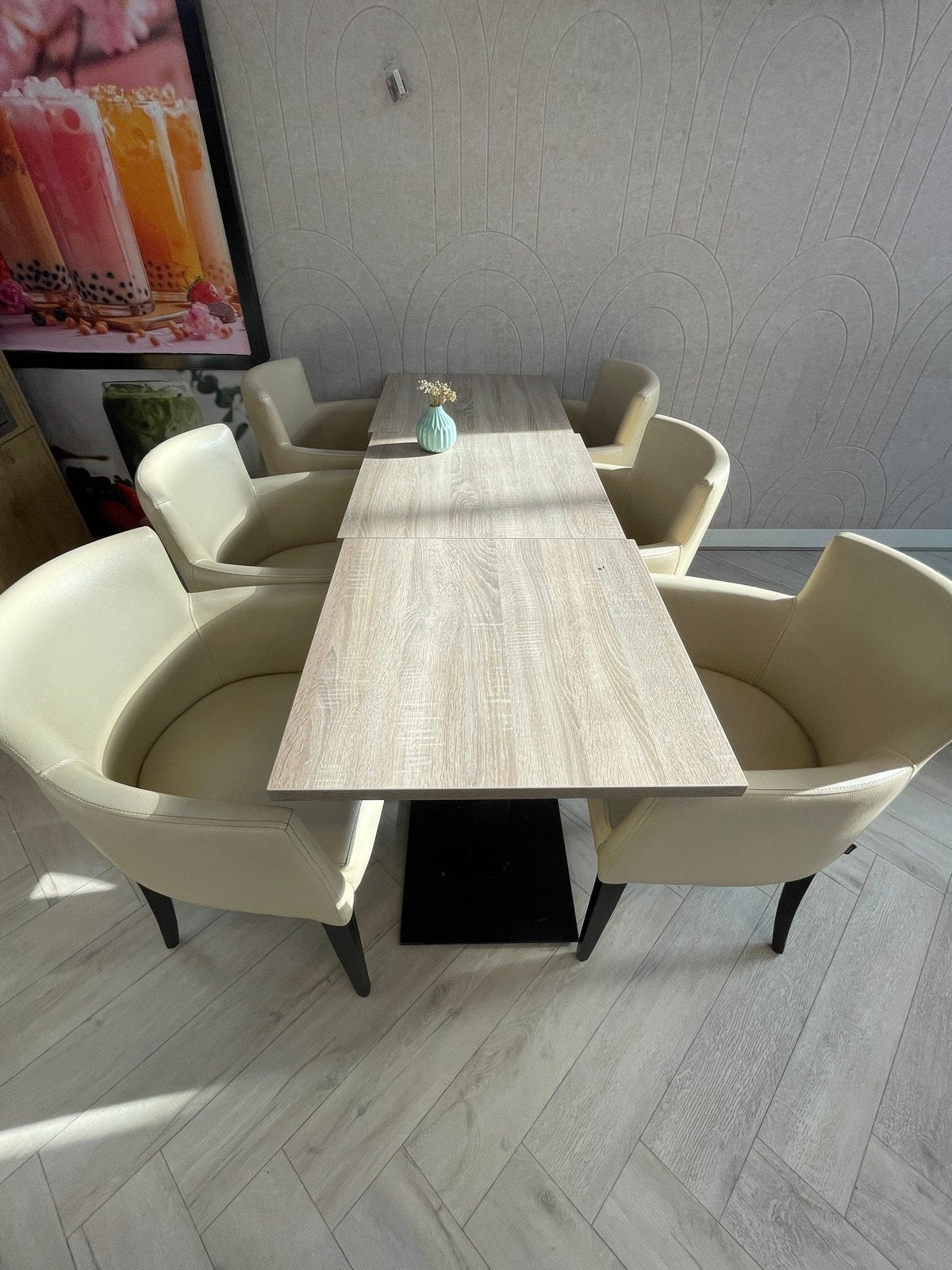 Horeca tafel 70x70 met stoelen heel netjes met stoelen, Zo goed als nieuw, Vijf personen of meer, 150 tot 200 cm, Rechthoekig