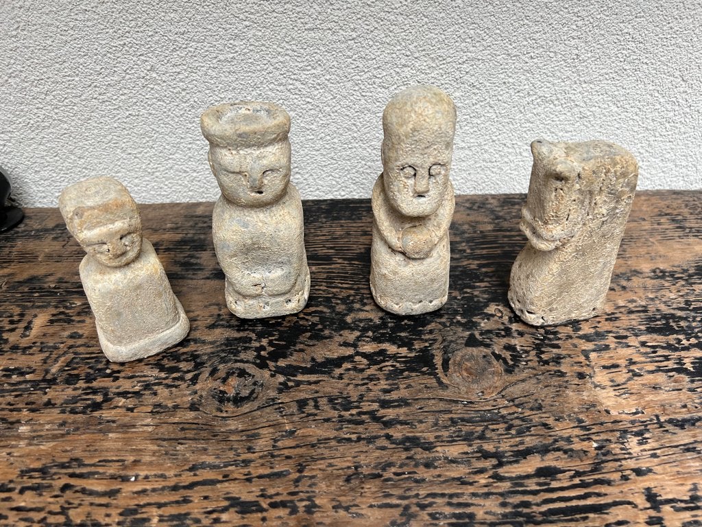 Stonemen schaakstukken stoer sober set beeldjes, Verburgt Vintage, Nieuw, Ophalen of Verzenden, Schipluidenlaan 20 5035KJ Tilburg