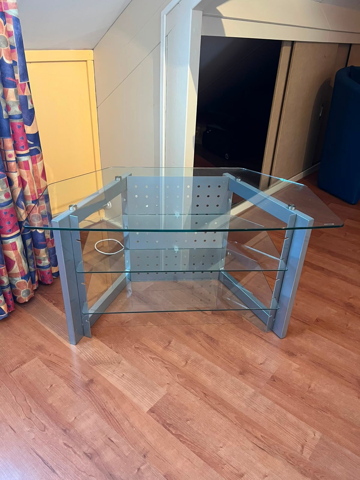Glazen tv tafel, Ophalen, 50 tot 100 cm, Minder dan 100 cm, 25 tot 50 cm