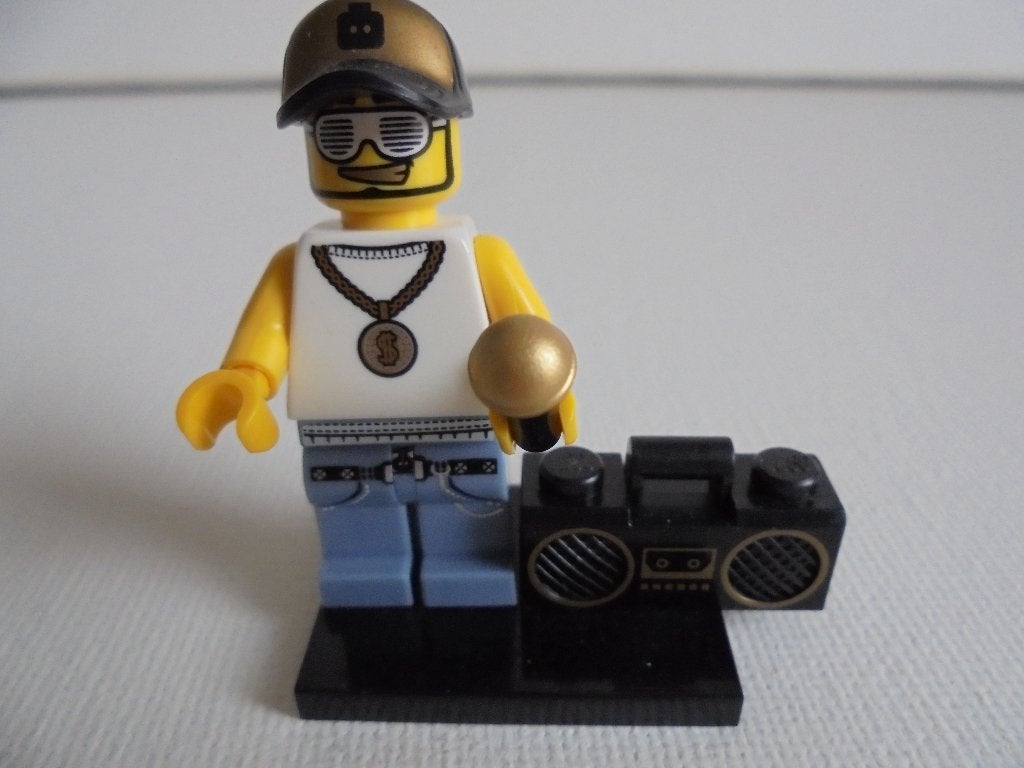 Minifiguur/Poppetje Collectible serie 3: Rapper, Verzenden, Lego, Nieuw, Minifiguren serie