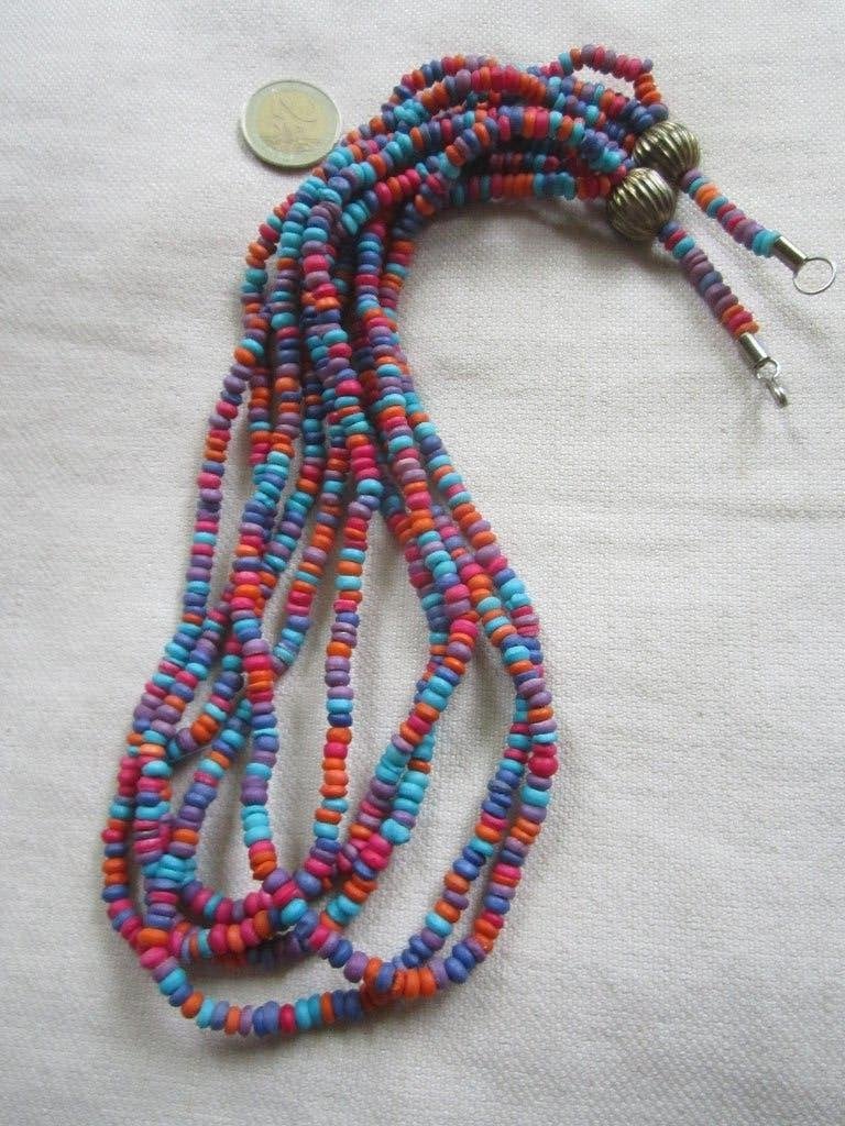 48.  Aparte oude ketting,  65 cm, Ophalen, Overige materialen, Ketting