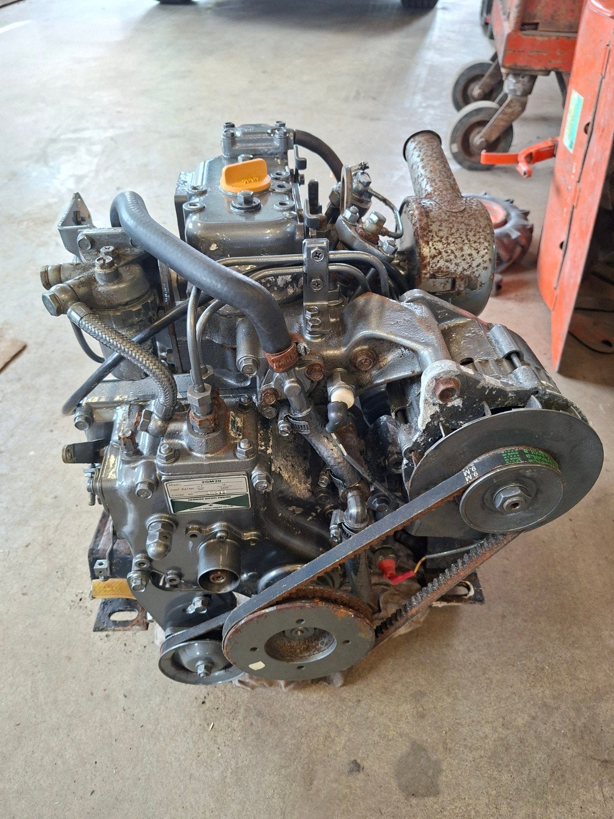Tk Yanmar dieselmotor motor 2gm20., Ophalen, Gebruikt, Elektromotor