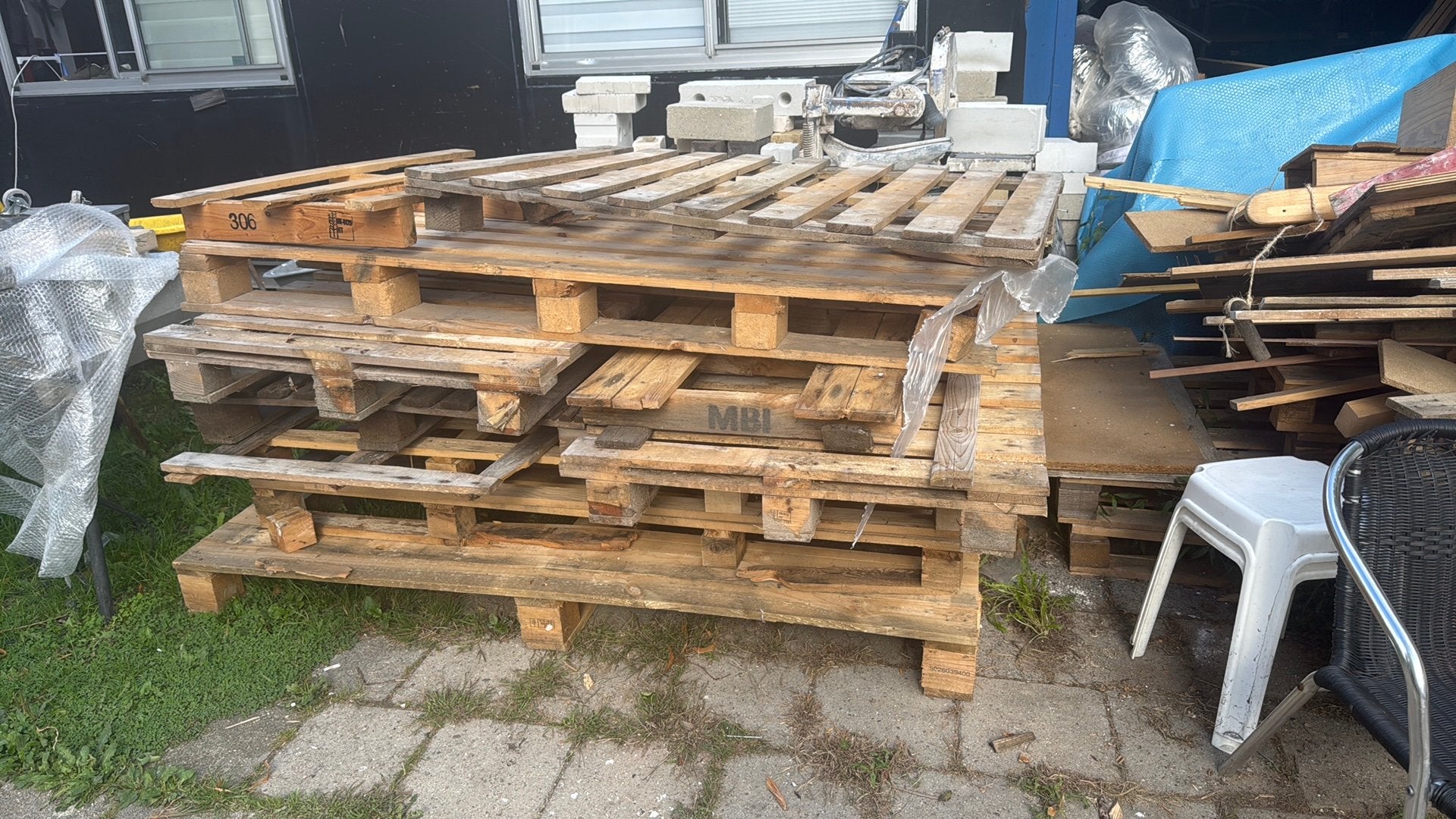 Gratis pallet hout, Minder dan 3 m³, Ophalen