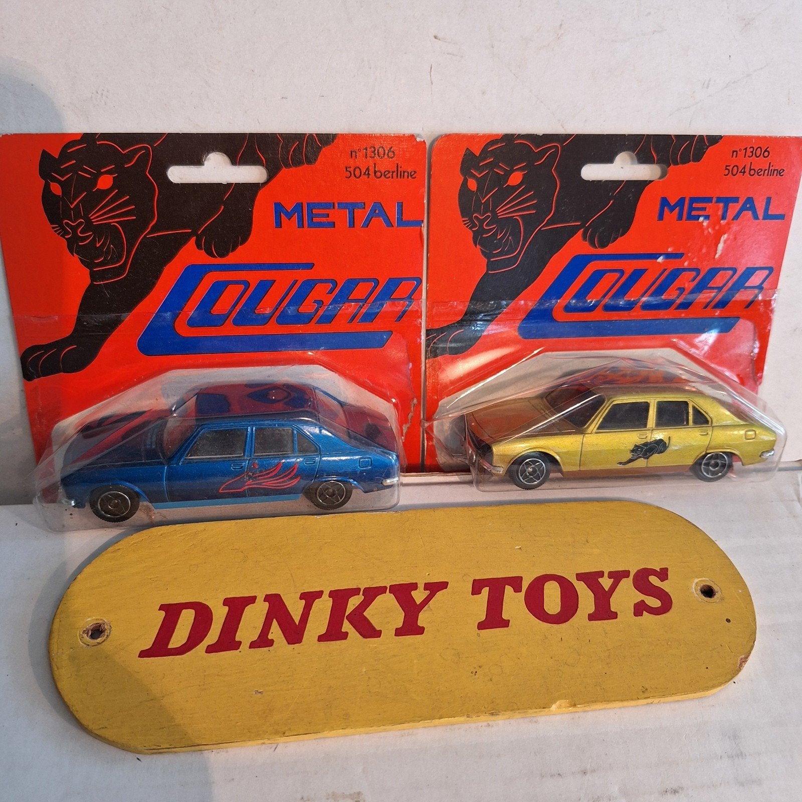 Dinky Toys Cougar modelauto's - Nieuw in verpakking, Verzenden, Nieuw, Auto, Dinky Toys