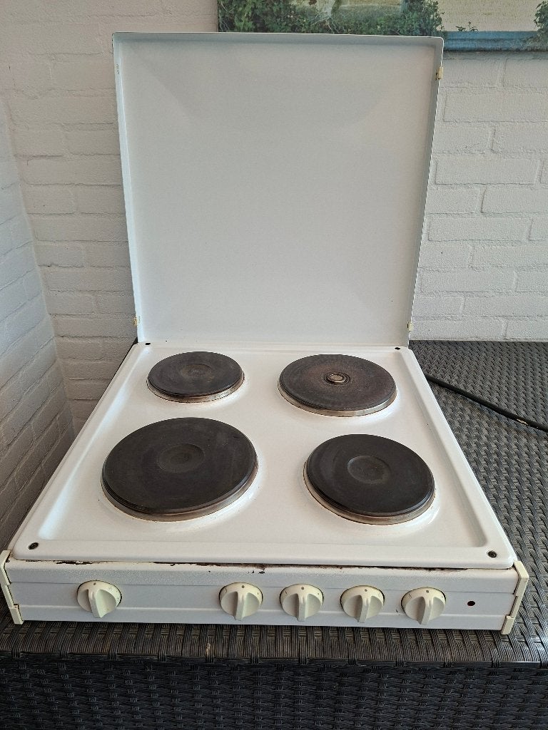 elektrische kookplaat, 4 pits, incl. perilexstekker, Ophalen, Gebruikt, 4 kookzones, Vrijstaand