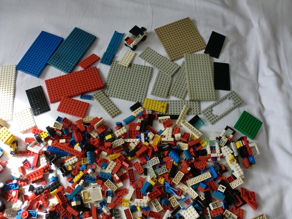 Partij veel oorspronkelijke, maar ook nieuwere, LEGO, Ophalen of Verzenden, Gebruikt, Losse stenen, Lego