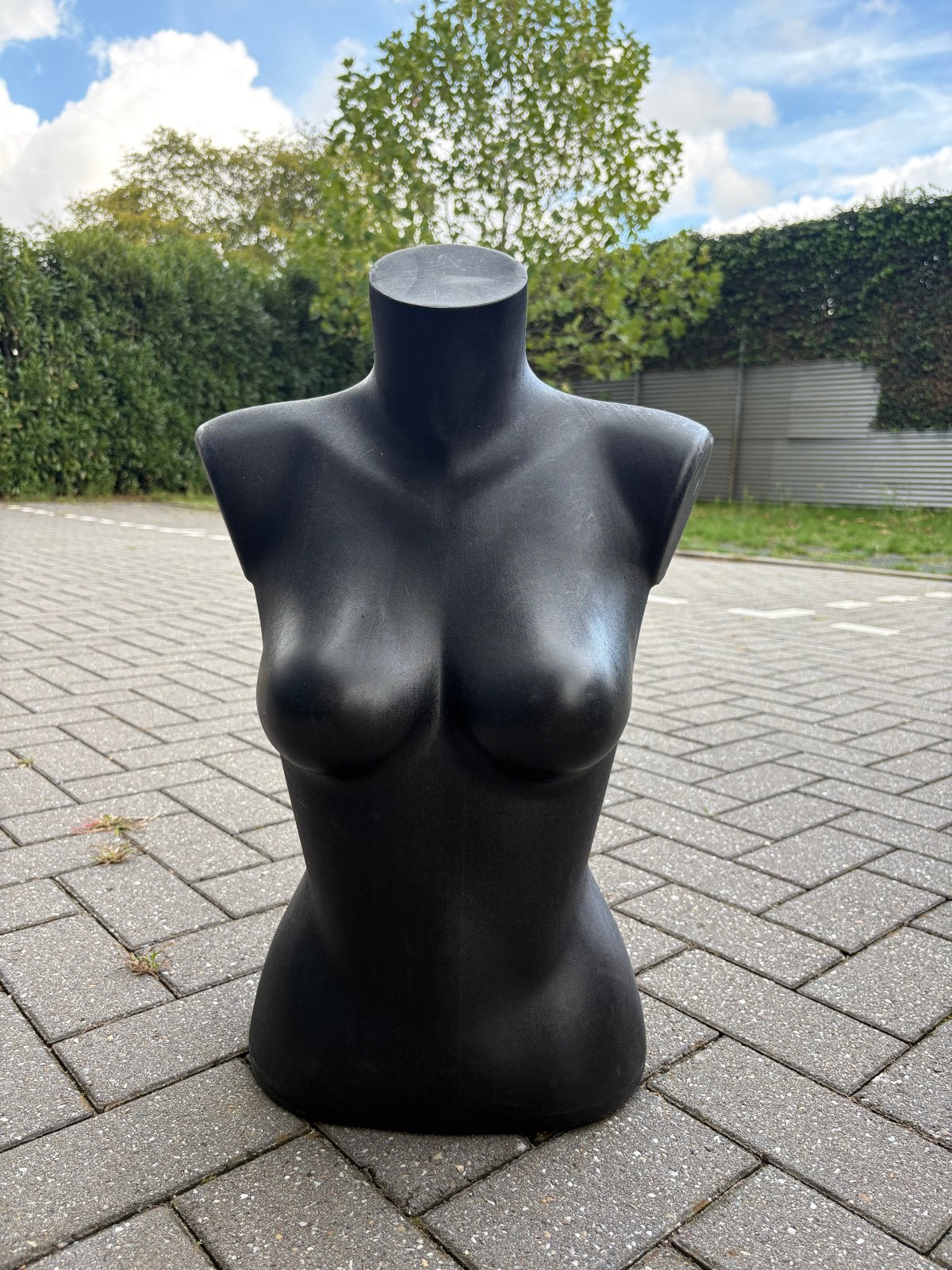 12x Zwarte Etalagepop Torso's - 10x Zeer Goed, 2x Deuken, Ophalen, Zo goed als nieuw, Kunststof, Volwassenen