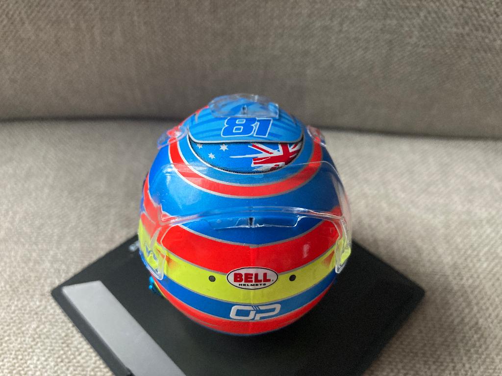 ✅ Oscar Piastri 1:5 helm 2023 Seizoen Mclaren F1 1/5, Ophalen of Verzenden, Nieuw, Formule 1