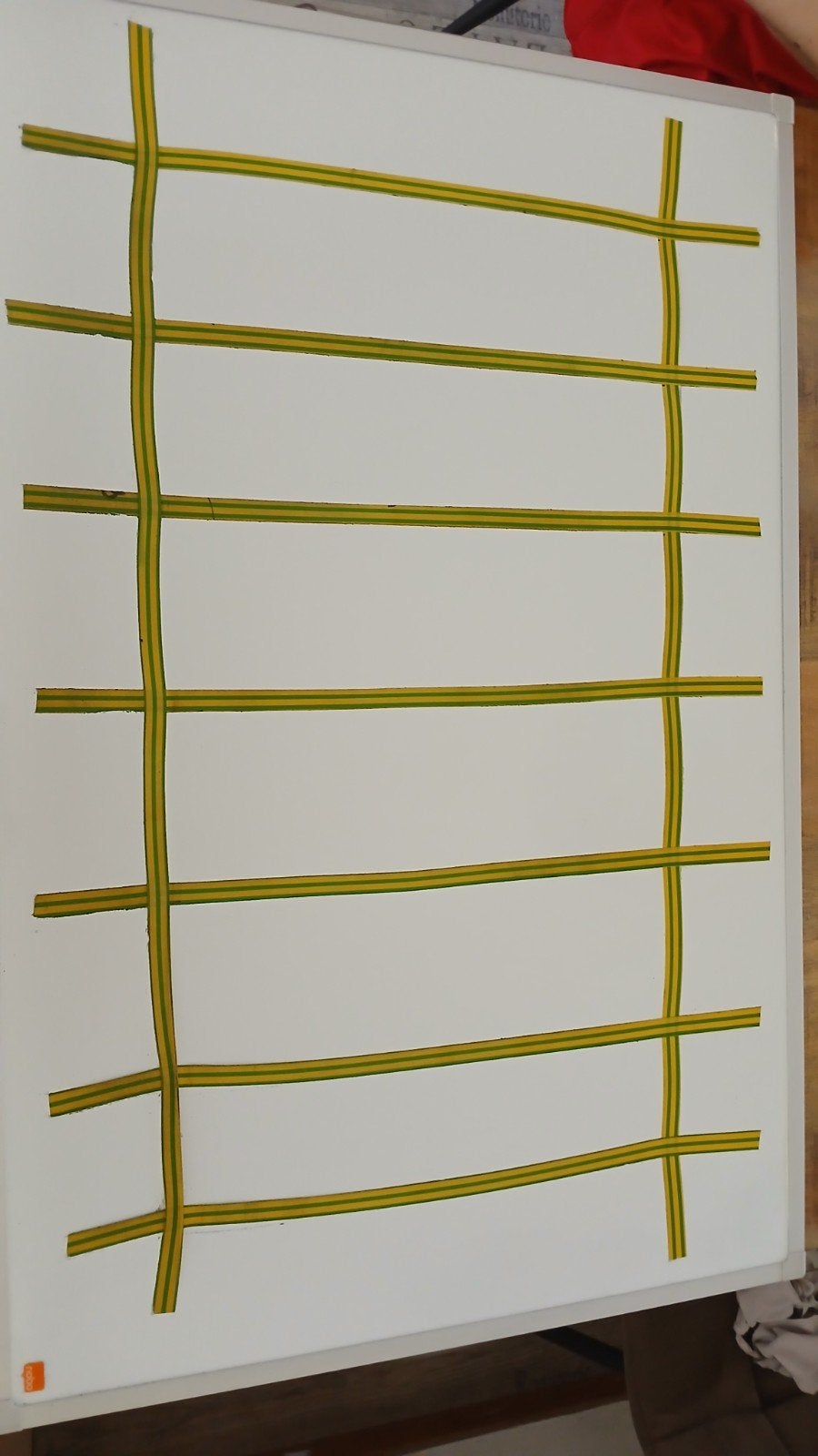 whiteboard/ planbord magnetisch, Ophalen, Gebruikt