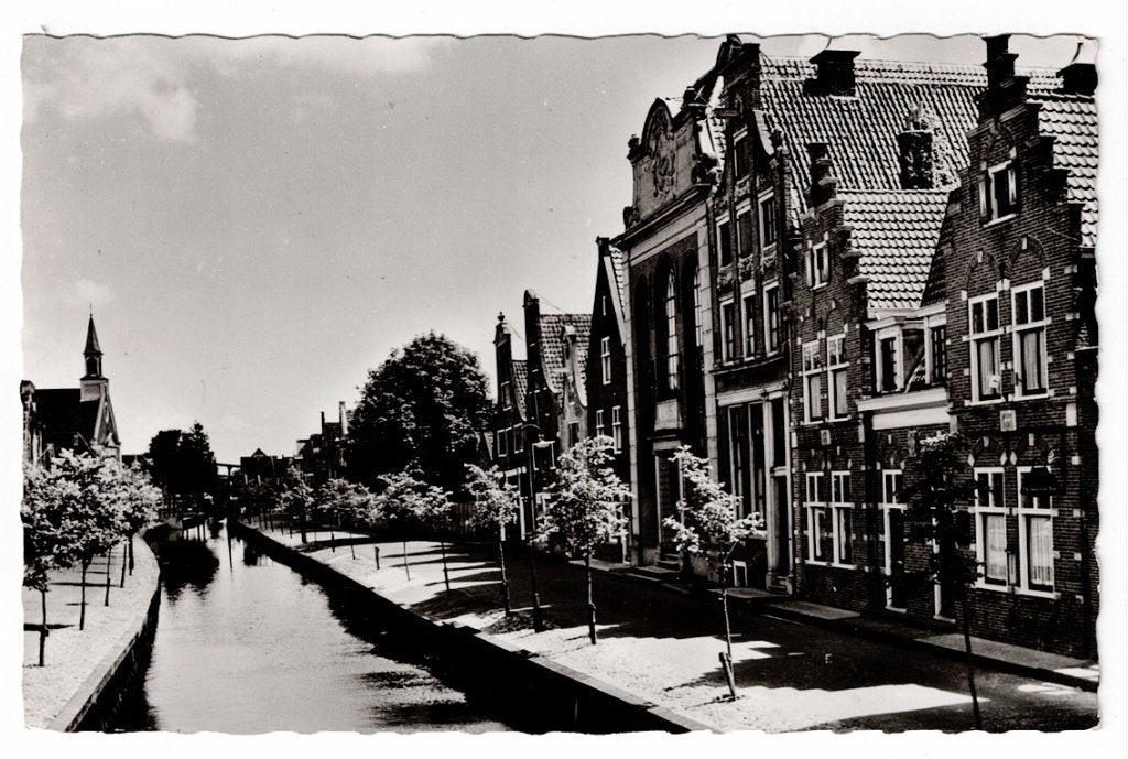 Edam. Fotokaart van de Voorhaven., Ophalen of Verzenden, Ongelopen, Noord-Holland