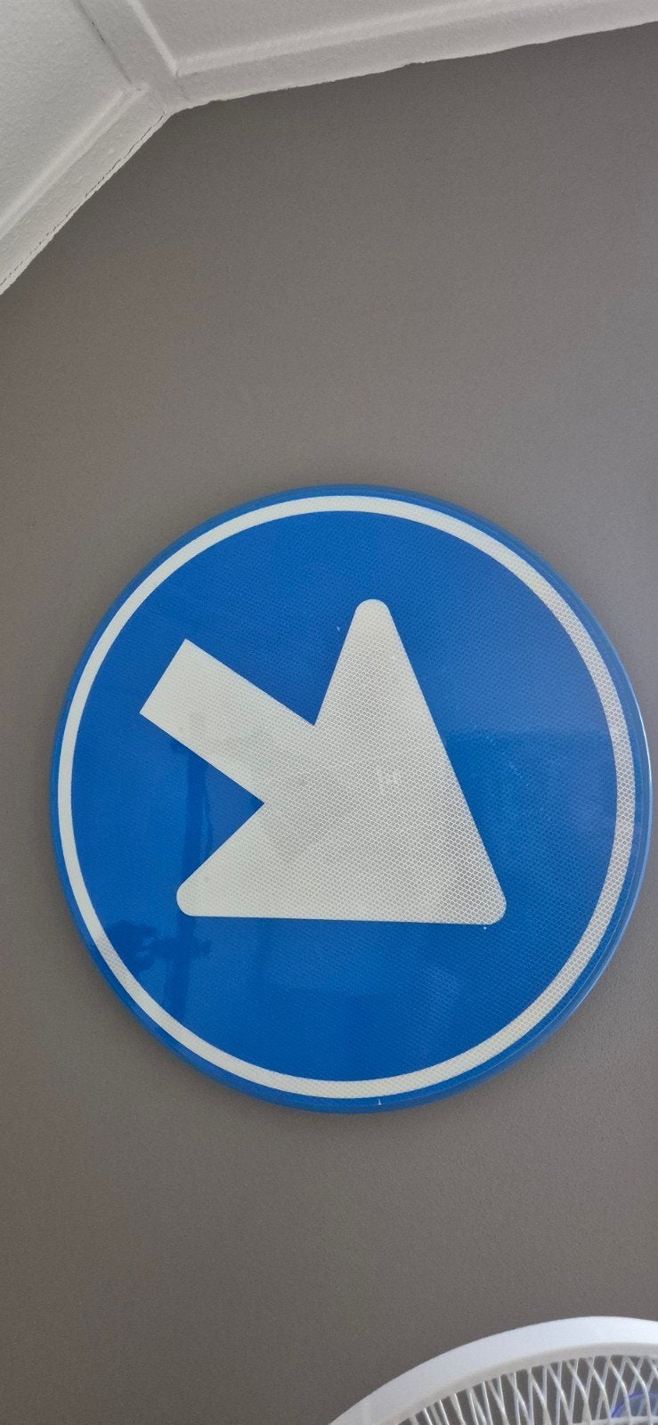 verkeersbord 60cm mancave decoratie, Ophalen of Verzenden