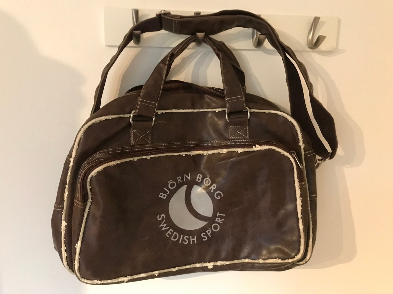 Reis/sporttas/weekendtas, 40 tot 60 cm, 30 cm of meer, Gebruikt, Bruin