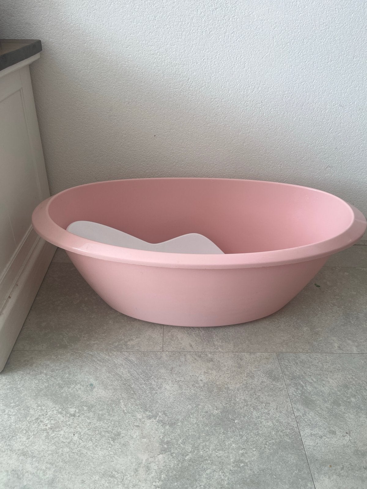 Roze babybadje met badzitje, Overige merken, Ophalen of Verzenden, Zo goed als nieuw, Badje